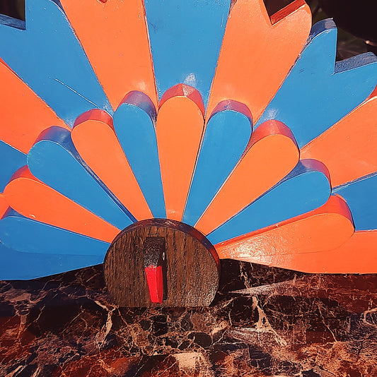 Florida Turkey - Orange and Blue