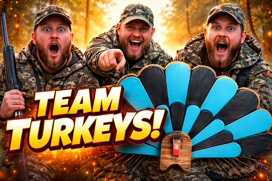 Team Turkey handmade wood decor thumbnail, choose your own team colors